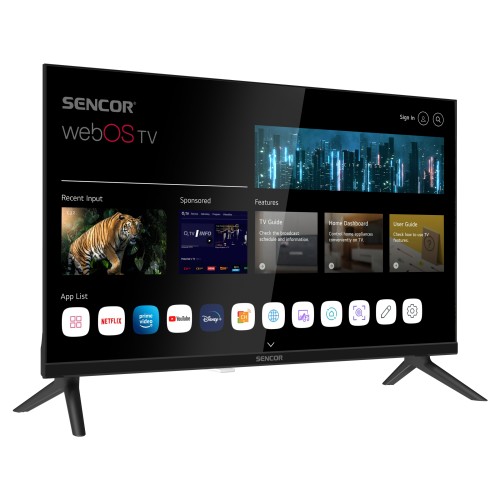 Sencor Τηλεόραση Smart SLE 24S830MB 12V HD Ready LED 24''