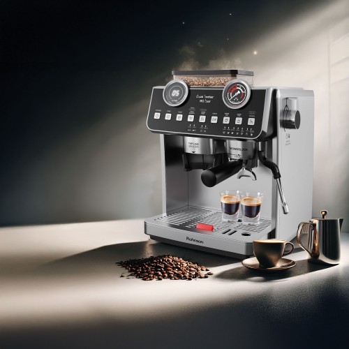 Rohnson Μηχανή Espresso R-98200 με Μύλο Άλεσης 20bar 2800W