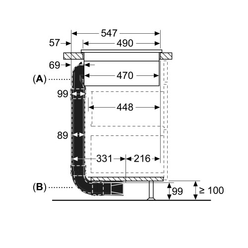 Bosch Αρχικό Σετ για Λειτουργία Ανακύκλωσης HEZ9VDKR1