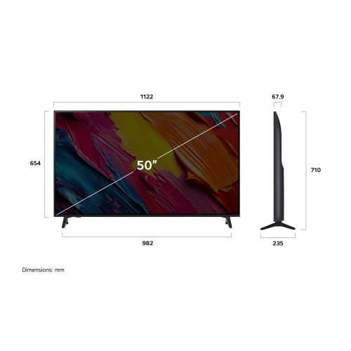LG Τηλεόραση Smart 50QNED70A6A 4K UHD QNED AI QNED70 50''