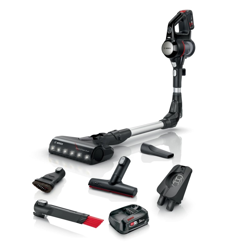 Bosch Επαναφορτιζόμενη Σκούπα Stick Unlimited 7 BCS712XXL Μαύρη