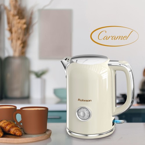 Rohnson Βραστήρας R-7717 1.7L 2200W Caramel