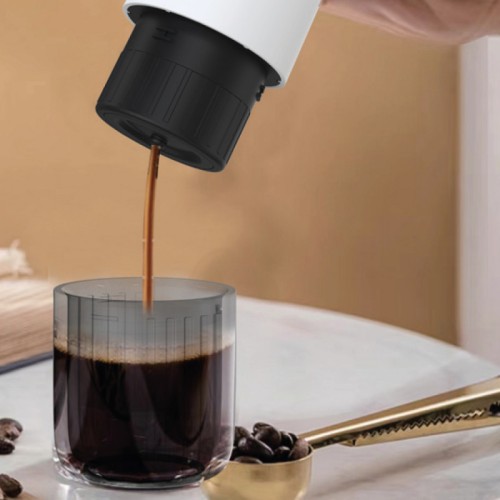 HomeVero Φορητή Μηχανή Espresso HV-PEM5W 8bar Λευκό