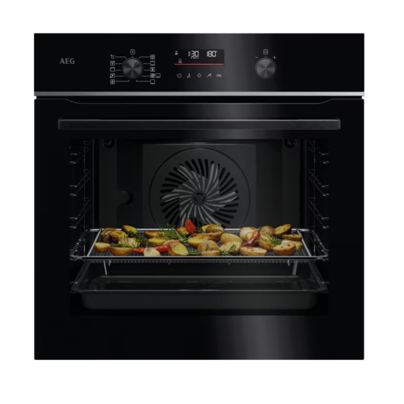 AEG Εντοιχιζόμενος Φούρνος Ανω Πάγκου TS6PB531AB 6000 SenseCook 71lt
