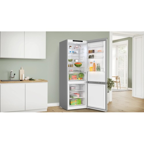 Bosch Ψυγειοκαταψύκτης KGN492IDF Total No Frost 440lt Υ203Π70Β66,7εκ. Inox