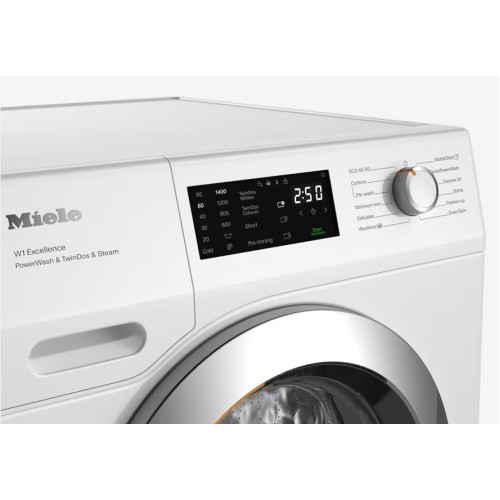 Miele Πλυντήριο Ρούχων WEG895 WCS PWash&TDos&Steam 9kg 1400 Στροφών