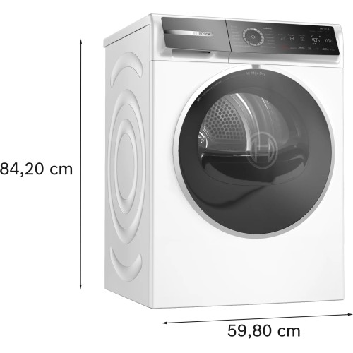 Bosch Στεγνωτήριο WRB247D0GR με αντλία θερμότητας, 9 kg κλ. Α