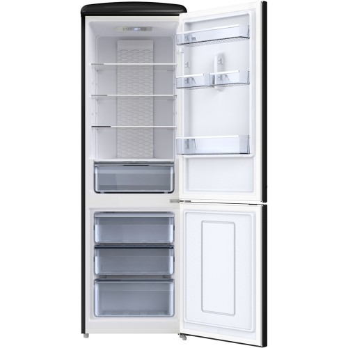 Omnys Ψυγειοκαταψύκτης Retro WNT-EPQ33025BLC 330lt NoFrost Υ190xΠ60,6xΒ73.5εκ. Black