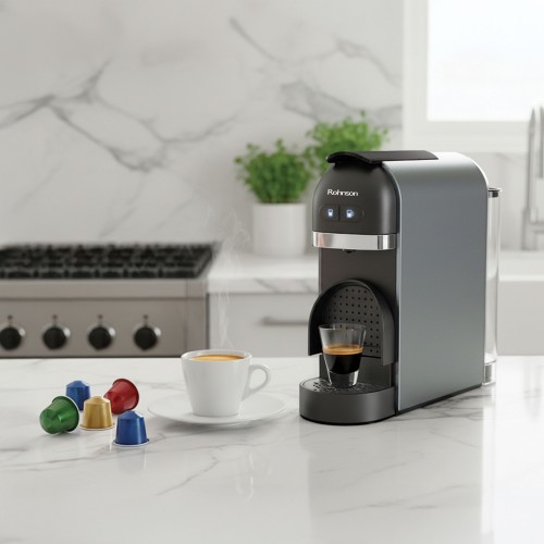 Rohnson Μηχανή Espresso με κάψουλες R-98042 1140W Πίεσης 20bar