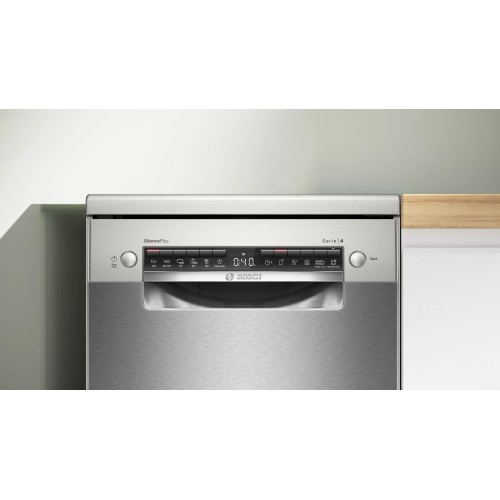 Bosch Πλυντήριο Πιάτων SPS4EMI11E για 10 Σερβίτσια Π45xY84,5εκ Brushed Steel