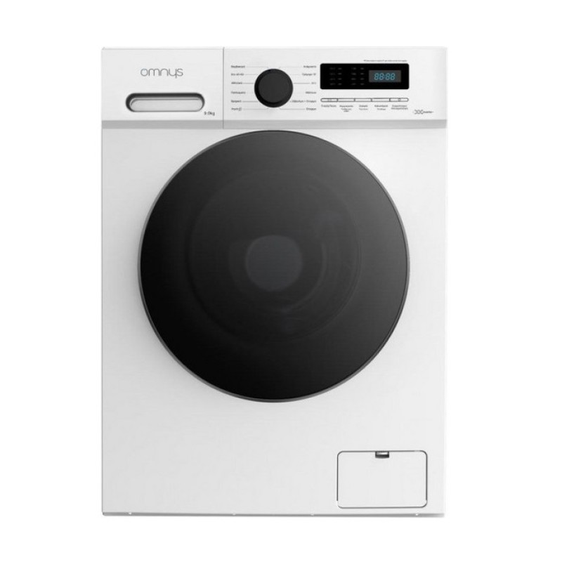 Omnys Πλυντήριο Ρούχων WNM-9WH25GD 9 kg 1400 Στροφών Λευκό
