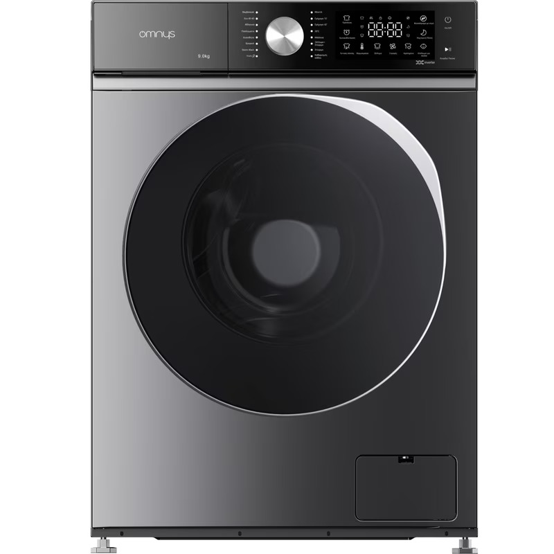 Omnys Πλυντήριο Ρούχων WNM-9IN25BET 9 kg 1400 Στροφών Inox