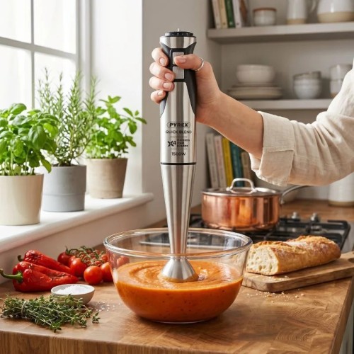 Pyrex Ραβδομπλέντερ SB-630 με Ανοξείδωτη Ράβδο 1500W
