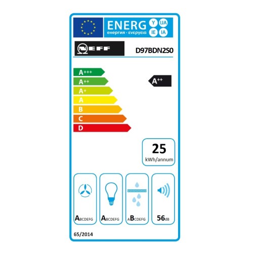 Neff Απορροφητήρας Καμινάδα D97BDN2S0 90cm Matt Black