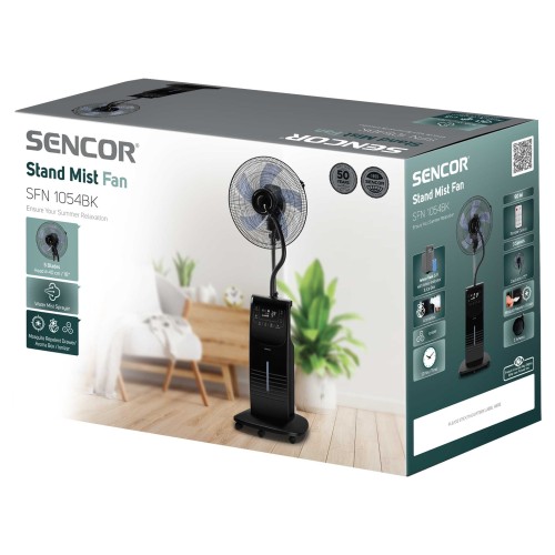 Sencor Ανεμιστήρας Υδρονέφωσης SFN 1054BK