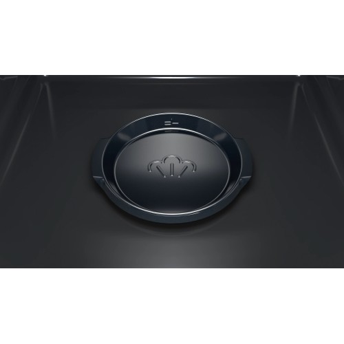 Bosch Εντοιχιζόμενος Φούρνος Ανω Πάγκου HQA574BB3 71lt Μαύρος