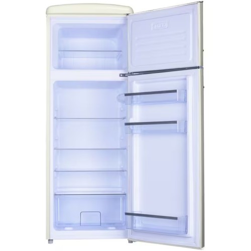 Omnys Ψυγείο Δίπορτο Retro WNT-EPQ10825C 206Lt Υ144xΠ55xΒ57εκ. Cream