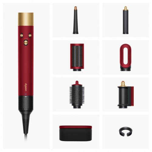 Dyson HS08 Airwrap i.d. Straight+Wavy Red Velvet/Gold