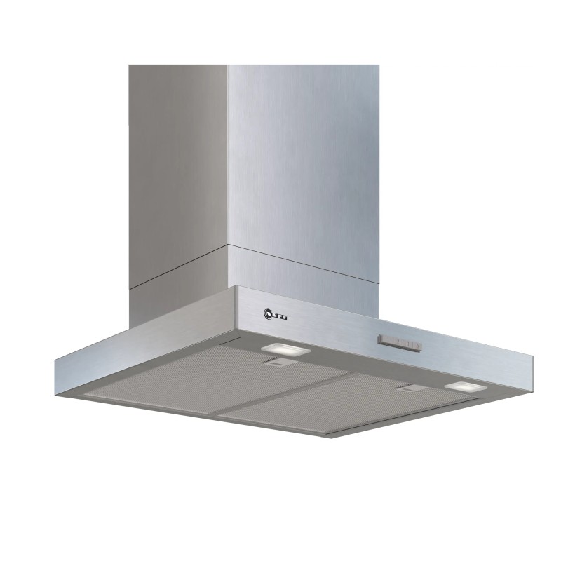 Neff Απορροφητήρας Τζάκι D65BCC2L0 60cm Metal Look