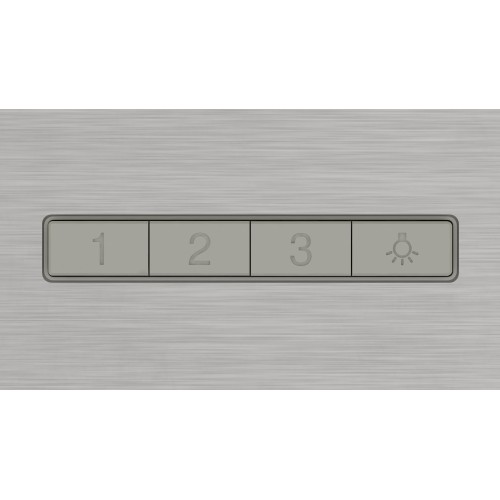 Neff Απορροφητήρας Τζάκι D65BCC2L0 60cm Metal Look