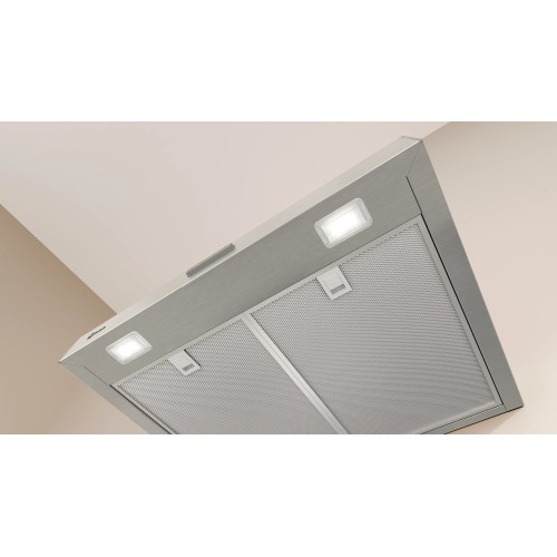 Neff Απορροφητήρας Τζάκι D65BCC2L0 60cm Metal Look