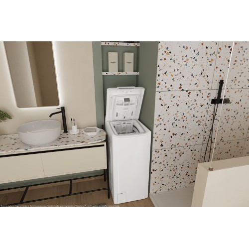 Candy Πλυντήριο Ρούχων Άνω Φόρτωσης TCA273D3-S (7Kg 1200Rpm)