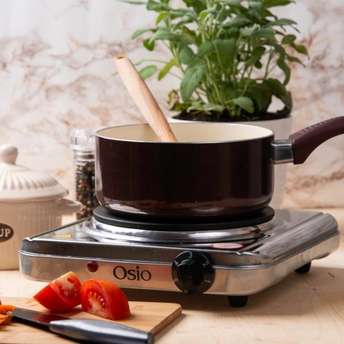 Osio Μονή Ηλεκτρική Εστία OHP-2418 Inox (1120194-0002)