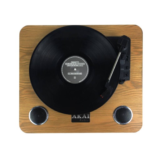 Akai Akai ATT-09 Ξύλινο πικάπ με ενσωματωμένα ηχεία - 110584-0001