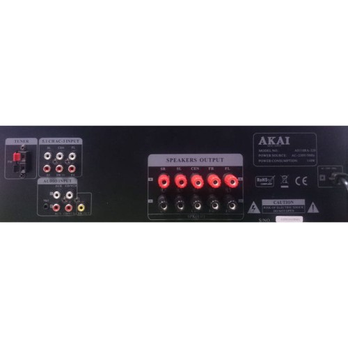 Akai Ραδιοενισχυτής Karaoke με Bluetooth και USB AS110RA-320BT