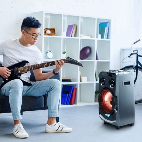 Akai Φορητό Ηχείο με Bluetooth, Karaoke και Μικρόφωνο ABTS-112