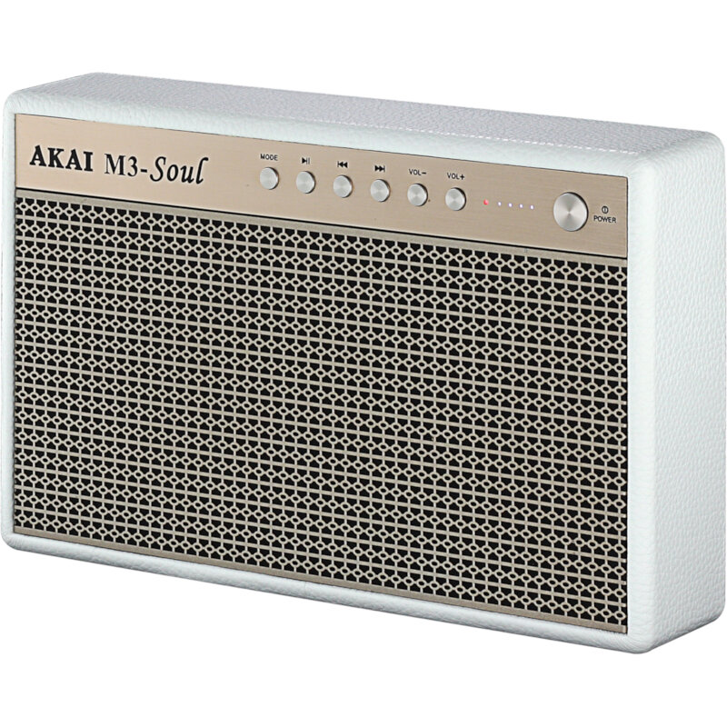 Akai Φορητό Ηχείο Bluetooth M3-Soul White (110582-0120)