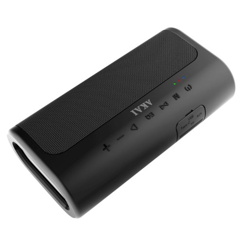 Akai Akai ABTSW-90 Φορητό αδιάβροχο ηχείο IPX5 με Bluetooth, USB, TWS, AUX-IN, EQ, TF και handsfree – 60W RMS - 110583-0025