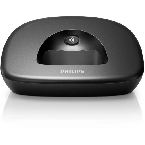 Philips Philips XL4901DS/GRS (Ελληνικό Μενού) Ασύρματο τηλέφωνο συμβατό με ακουστικά βαρηκοΐας, με ανοιχτή ακρόαση, φωτ. οθόνη και φραγή κλήσεων