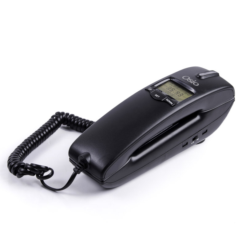 Osio Τηλέφωνο Ενσύρματο Display OSW-4650B (110087-0003) Black