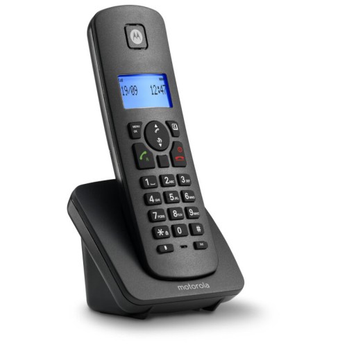 Motorola Ενσυρμάτο/Ασύρματο Τηλέφωνο C4201 (14587-9227) Combo Μαύρο 