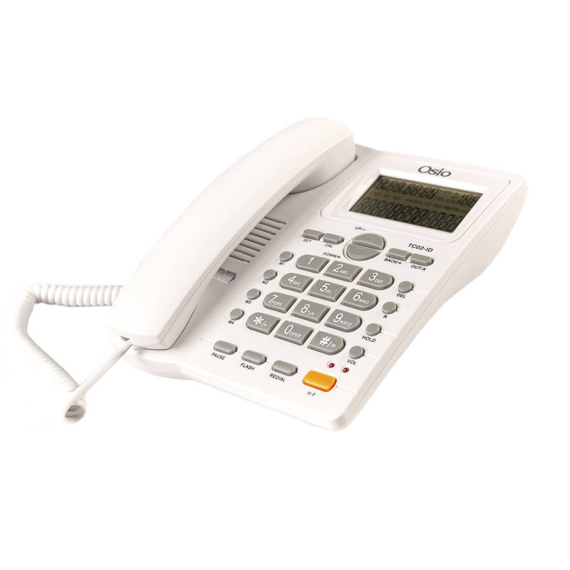 Osio Τηλέφωνο Ενσύρματο OSW-4710W (110087-0014) White