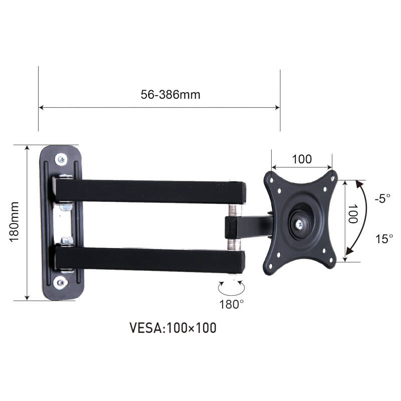 Osio Βάση TV Τοίχου OSM-7832 (10''-24'')(18589-7832)