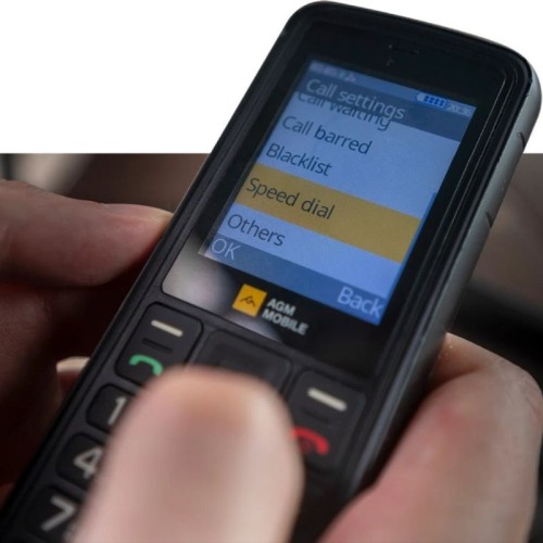 AGM Κινητό Τηλέφωνο M9 (120087-0007) Μαύρο 