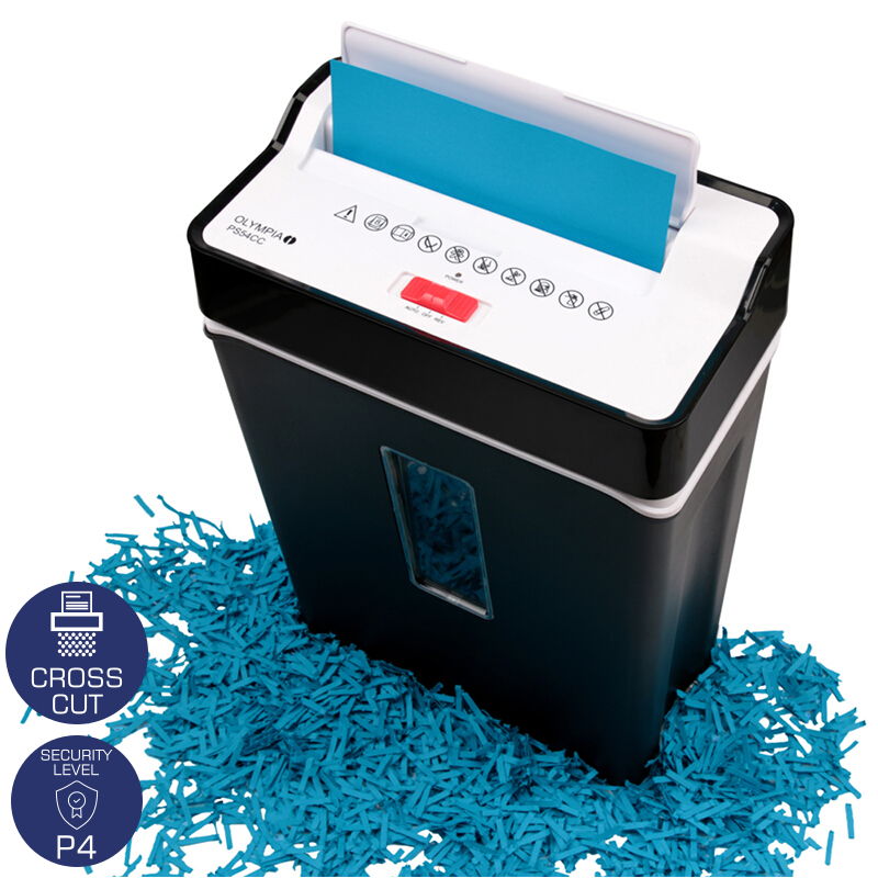 Olympia Καταστροφέας εγγράφων και πιστωτικών καρτών PS 54 CC Μαύρος