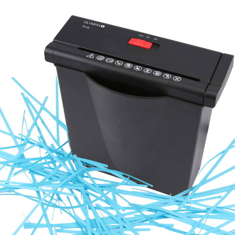 Olympia Καταστροφέας Εγγράφων PS 36 (P2) Μαύρος