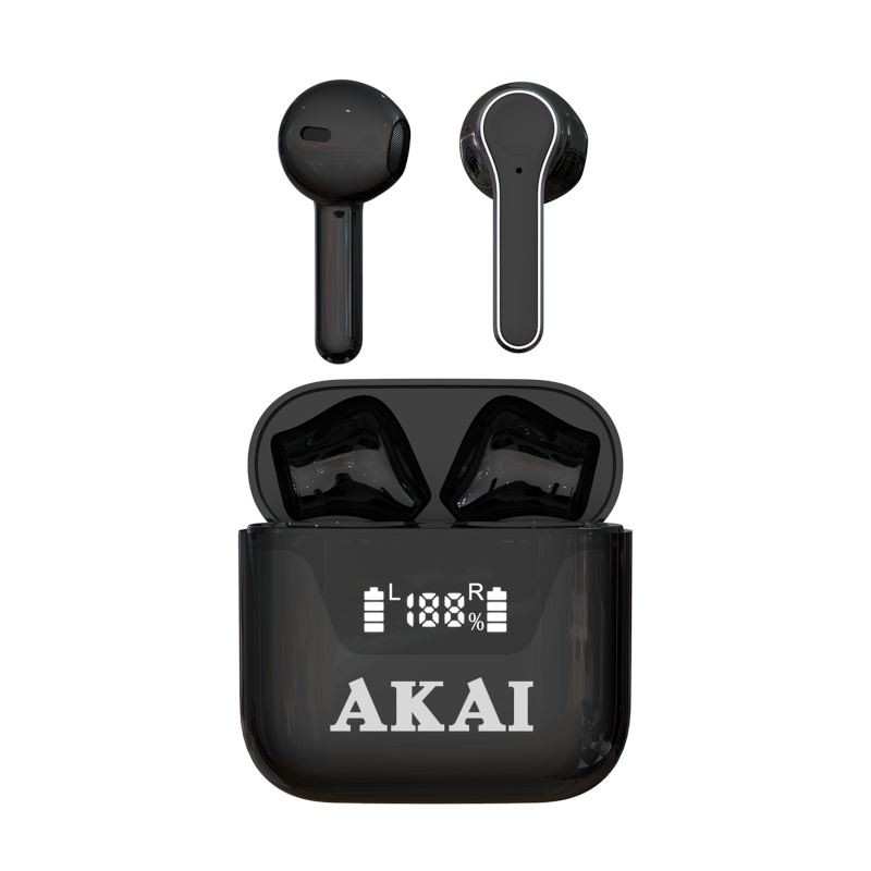 Akai Akai BTE-J101 Μαύρα Ασύρματα Bluetooth in-ear ακουστικά - 110591-0003