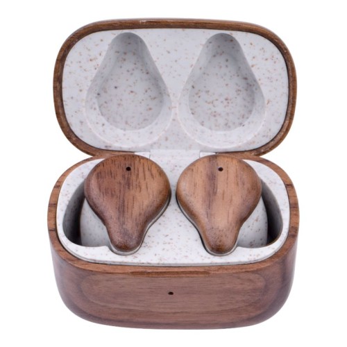 Akai Ακουστικά Bluetooth BTE-W300ENC (4905192534257) True Wireless Bamboo