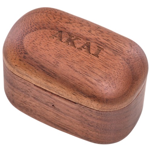 Akai Ακουστικά Bluetooth BTE-W300ENC (4905192534257) True Wireless Bamboo