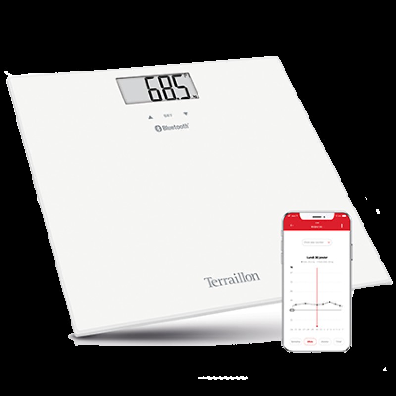 Terraillon Ζυγαριά μπάνιου GR14713 ανάλυσης Λίπους Web Coach Smart Bluetooth
