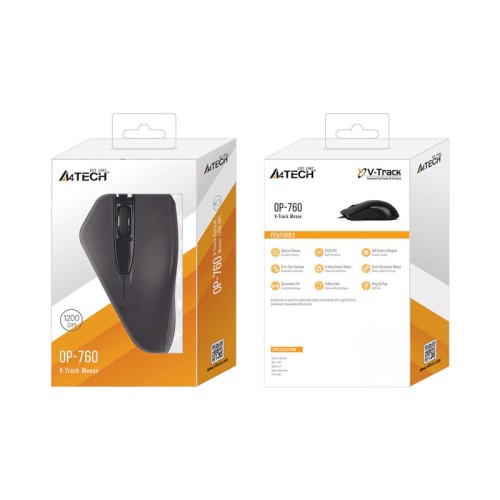 A4 Tech Ενσύρματο ποντίκι OP-760 1200 DPI