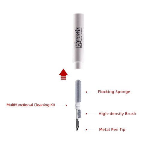 Hyper Fix Σετ αντιστατικό βουρτσάκι καθαρισμού σε στυλό 3 σε 1 (8340130)