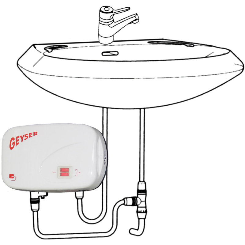 Geyser  Ταχυθερμαντήρας 2AA25 ηλεκτρικός για νεροχύτη 5000 W