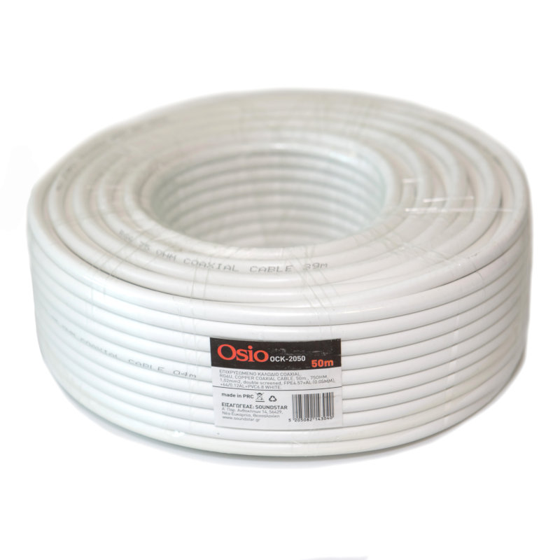 Osio Osio OCK-2050 Ομοαξονικό καλώδιο κεραίας 50M 75Ω - 1116301-0008