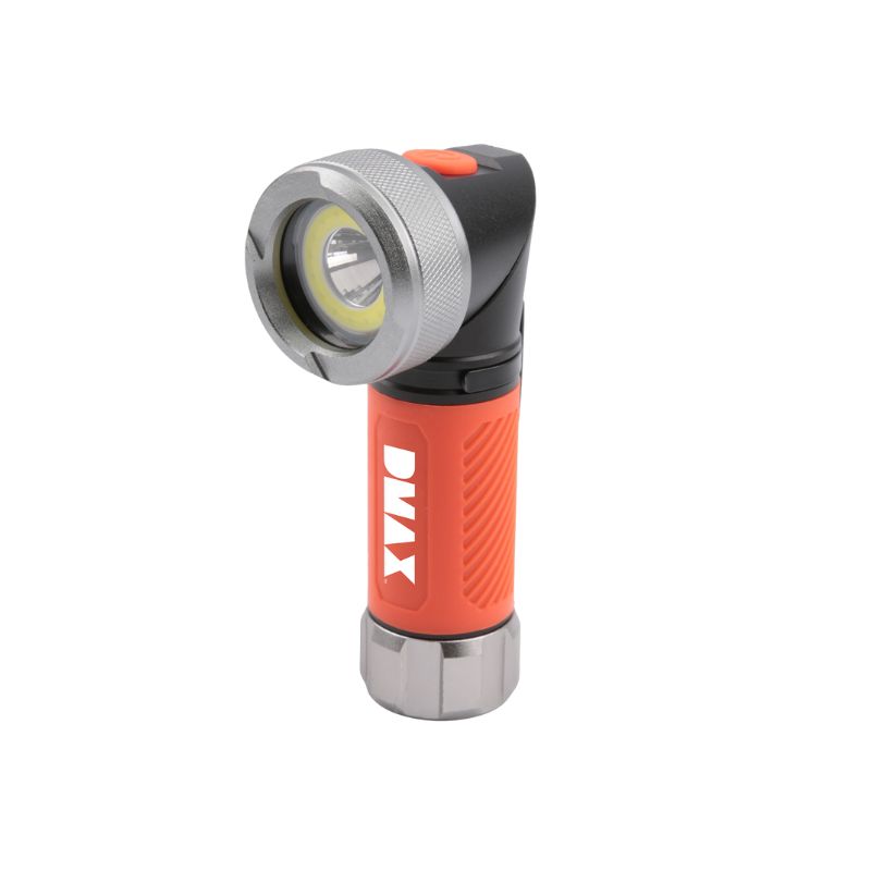 Dmax Φακός αδιάβροχος TLG 332 (40412) LED με περιστρεφόμενη κεφαλή 90° GO-EU με 200 lumens OSRAM LED και 100 lumens COB προβολέας