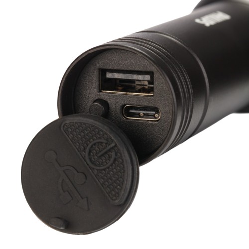 Philips Αδιάβροχος φακός SFL7003R/GRS επαναφορτιζόμενος και power bank 2 σε 1 IPX4 με 400Lumens